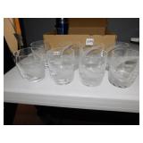 8 LENOX GLASSES, 4" H