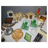 BOMBAY WIRE LIGHT COVERS, CANDLE HOLDERS, GREEN