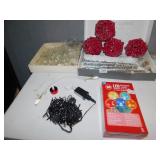 MIRRORED ICICLE ORNAMENTS, CLEAR PLASTIC