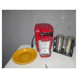 COFFEE BREWER, STAINLESS 4 CUPS W/ STAND