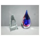 TWO PAPER WEIGHTS