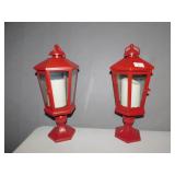 RED PAIR LANTERNS 15"