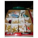 BIN WITH 2 LAYERS CHRISTMAS DECORATIONS