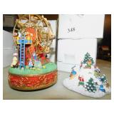 LIBERTY FALLS FARRIS WHEEL AND WINTER SCENE