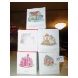 LIBERTY FALLS 5 PC.  W/ CITY HALL