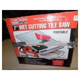 7" WEST TILE SAW USED BUT WITH BOX
