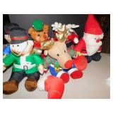 RED CANDLES AND TWO WESTLEY FIGURES