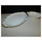 PLATTER AND BOWL - HAVILAND