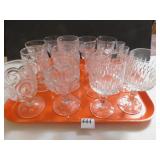 GLASSES AND CORDIALS