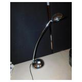 CHROME DESK LAMP LONG NECK