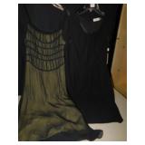 CALVIN KLEIN SZ. 2 BLACK NEW DRESS & INK SZ. 2
