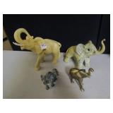 TWO ITALY LARGE ELEPHANTS GOEBEL ELEPHANT W/