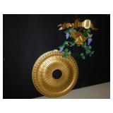 CEILING PLAQUE GOLD FOAM, METAL HOLIDAY