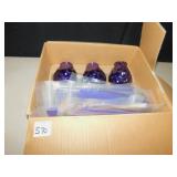 NEW 6 VASES WITH SCENT STICKS