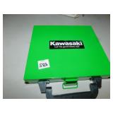 KAWASAKI METAL CASE W/ DRILL BITS
