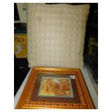 FRAMED PRINT, PILLOW,