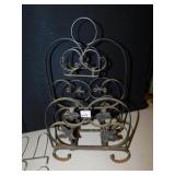 METAL WINE RACK, SHOE RACK