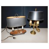2 SMALLER LAMPS