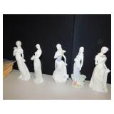 4 DOLLS PORCELAIN