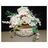 PLANTER W/ SILK FLOWERS