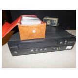 VCR, CASSETTES, CAMERA