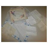 VINTAGE HANDKERCHIEF SETS, ETC