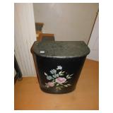 VINTAGE METAL HAMPER