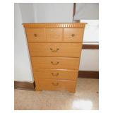 DRESSER 5 DRAWERS, 44" H X 30" W X 16" D