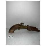 DUCK FOOT PISTOL [NO MFG] BRASS RECEIVER STEEL