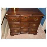 CONSOLE CHEST 26" H X 26" W X 15" D - BRASS