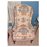 ETHAN ALLEN WING CHAIR 48" H X 28" W - CLEAN