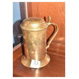 6" H BRASS STEIN MANOR HOUSE