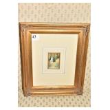 RAY ZIELINSKI HAND COLORED BLACK AND WHITE OF