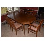 MAPLE TABLE ETHAN ALLEN 66" L X 44" W W/ 18"