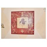 ON CANVAS PRINT FLOWERS 24" SQUARE