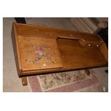 UNIQUE ETHAN ALLEN COFFEE TABLE 22" H X 56" W X