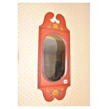 MIRROR RED 25" X 9.5 STENCILED