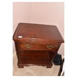 ETHAN ALLEN END TABLE PINE 24" H X 22" W X 14"