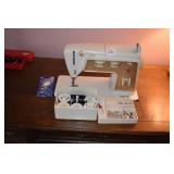 SEWING TABLE 30" H X 49" W X 22" D W/ SINGER