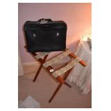 VALET STAND & SUITCASE