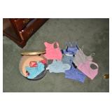 XS AND SM SPORTS BRAS IN HAT BOX