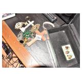 LETTER M  MIRRORED BOX, PINS, ETC.