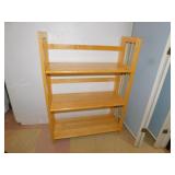 FOLD UP BOOKCASE 3 SHELF CAN STACK THEM 38" H X
