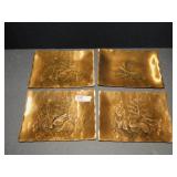 NATALIE BRONZE 4 PLATES 6" X 4.5" RECTANGLE