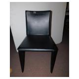 MODERN SIDE CHAIR BROWN UPHL.