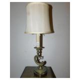 27" H LAMP W/ CANDLESTICK BASE
