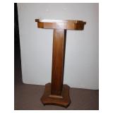 OAK PEDESTAL 36" H - 14" SQ TOP