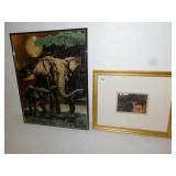 DEER AND ELEPHANT MIRROR