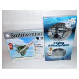 FLYING ALIEN SPHERE & SMITHSONIAN ROCKET SCIENCE