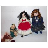 3 PORCELAIN DOLLS